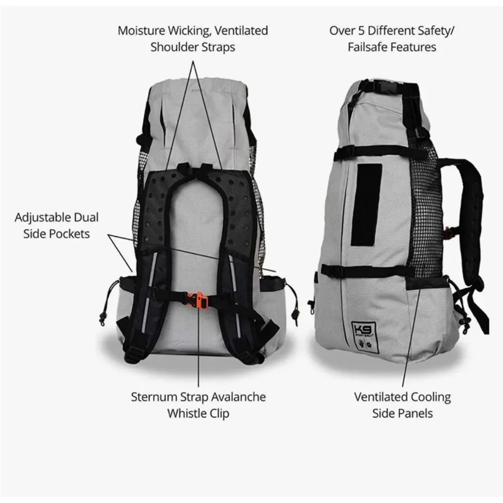 Pet Carrier Backpack - Gray